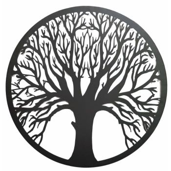 Welcome Tree Metal Wall Art 40cm