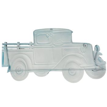 Blue Truck Metal Wall Art 70x40cm