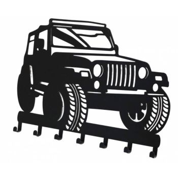 Truck 7 Hook Metal Wall Art 30x22cm