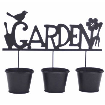 Garden 3 Pot Planter 43x33cm