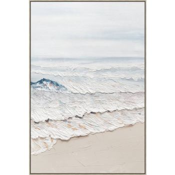 Brighton Beach Framed Canvas 80x120cm