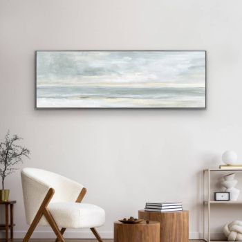 Seascape Framed Artwork 150x50cm