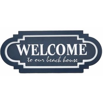Welcome To Our Beach House Sign 48x20cm