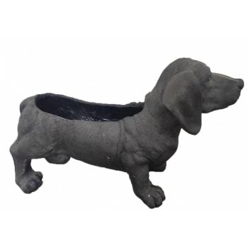 Victor Dog Planter 52x27cm
