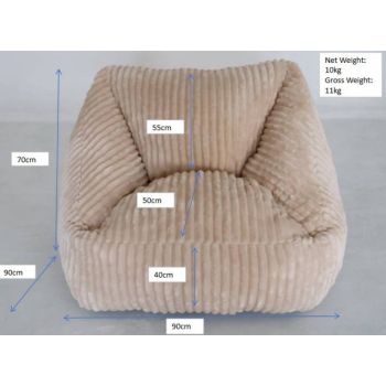 Hazel Lounge Chair 100x60cm