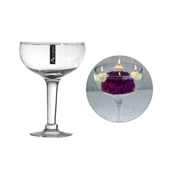 bulk 4 Glass Vase Wine 28cm