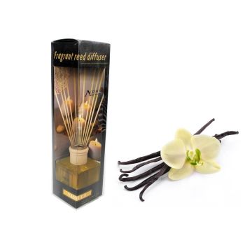 bulk 12 Fragrant Oil Diffuser Vanilla 160ml 12 Rattan Sticks