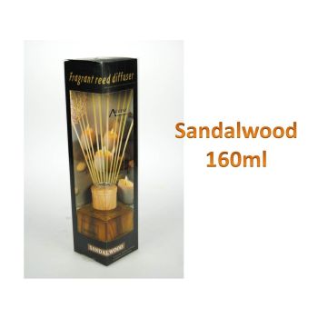 bulk 12 Fragrant Oil Diffuser Sandalwood 160Ml 12 Rattan Sticks