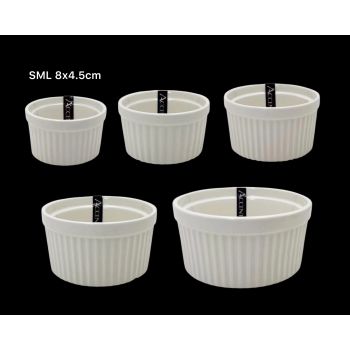 bulk 48 Small New Bone China Ramekln 8x4cm