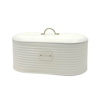 Corrugated Metal Bread Storage Bucket Oval 34x18cm