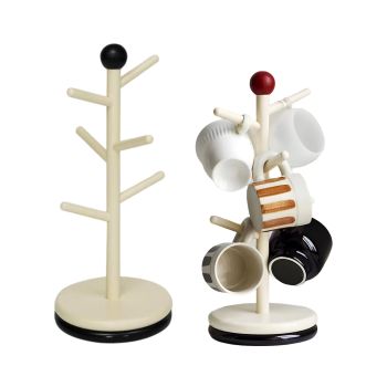 Set 2 Rotating Cup Mug Holder 2 Assort 31cm