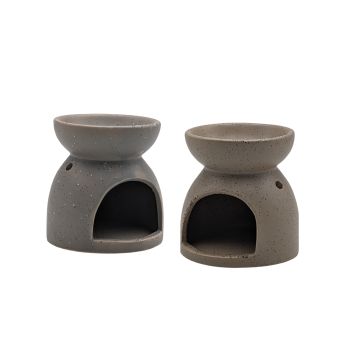 bulk 24 Embossed Stone Look Oil Burner 2 Assorted 10cm