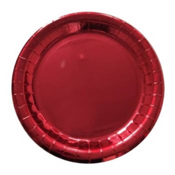 bulk 240 Disposable Side Plate Red 16cm
