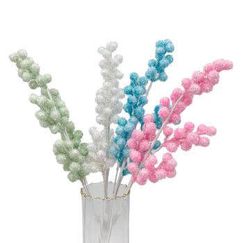 bulk 24 Candy Berry Spray 4 Assorted 5x60cm