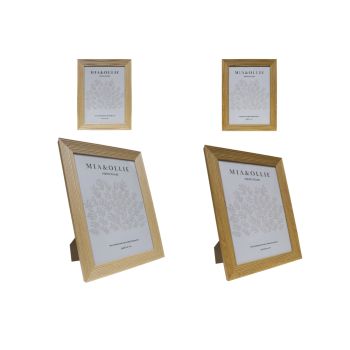 Set 2 Photo Frame Oak 'A4 Size' Assort 21x29cm