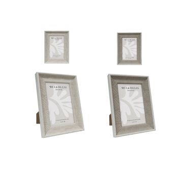 Set 2 Photo Frame Cassie '4x6in' Assort 15cm