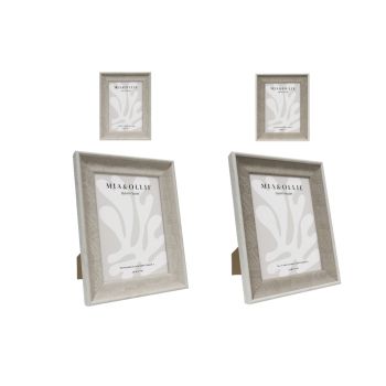 Set 2 Photo Frame Cassie '5x7in" Assort 18cm