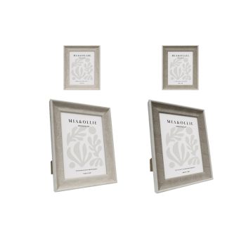 Set 2 Photo Frame Cassie '6x8in' Assort 20cm