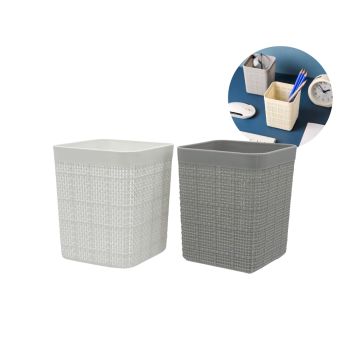 bulk 24 Square Pen Holder Assorted 11cm