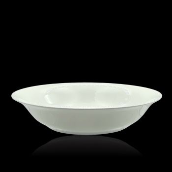 bulk 18 White Bone China Round Bowl 26x7cm