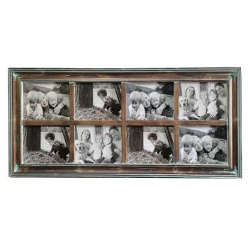 Rustic 8 Collage Photo Frame 120cm