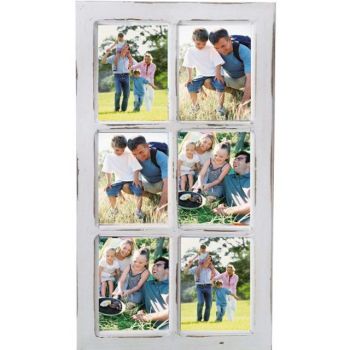 Rustic 6 Collage Photo Frame 74cm
