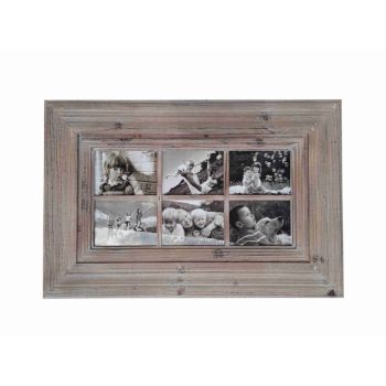 Antique 6 Collage Photo Frame 79cm