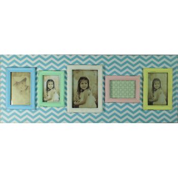 Rustic 5 Opening Photo Frame 80cm