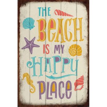 Life Is A Beach Wall Art 20x30cm