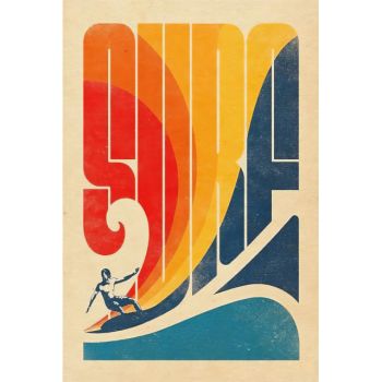 Surf Wall Art 20x30cm