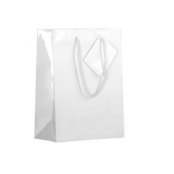 bulk 24 Xlarge Matte White Gift Bags 45cm