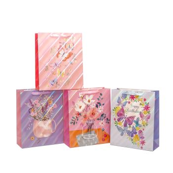 bulk 24 Xlarge Reflections Gift Bag Assort 43cm