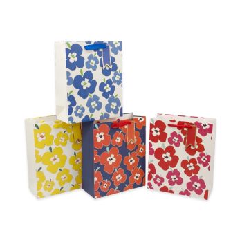 bulk 24 Xlarge Accent Groovy Gift Bag Assorted 31x41cm