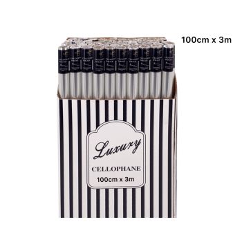 bulk 50 Cellophane 100cmx3m on 38mm Core