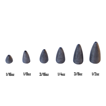 Swimerz 1/16 oz Lead Bullet Sinker - Qty 30 Pack