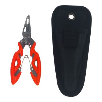 Rig Ezy Split Ring Pliers, Offset, Orange