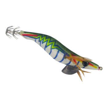 Finesse Rumoika Squid Jig, Green Prawn, size 3.5, 2 pack