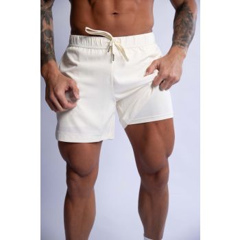 HARD HITTERS MEN'S PRO-TECH PERFORMANCE SHORTS CREAM X-LARGE
