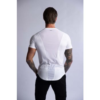 HARD HITTERS RAGLAN CREW TEE WHITE MEDIUM