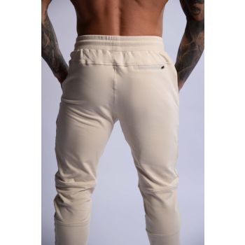 HARD HITTERS SLIM FIT TERRY JOGGERS BEIGE X-LARGE
