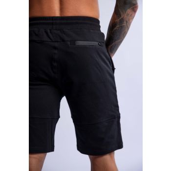HARD HITTERS SLIM FIT TERRY SHORTS BLACK SMALL