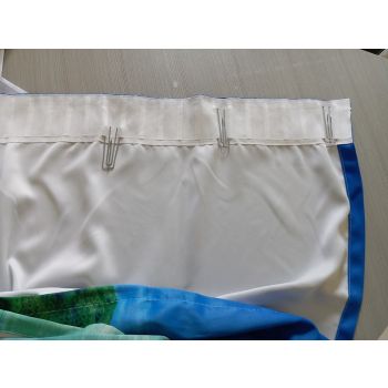 Sea View 3D Printing Blockout Curtains 260x213cm PINCH PLEAT Fabric Seascape