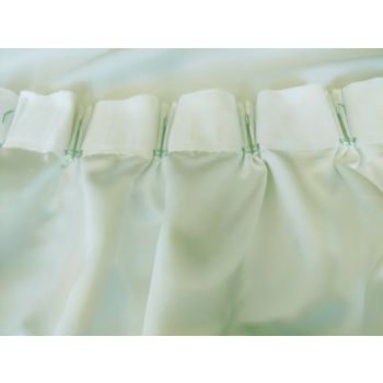 Milk White Large Curtains 570x270cm PINCH PLEAT 2 panel High Level Fab. for Wall