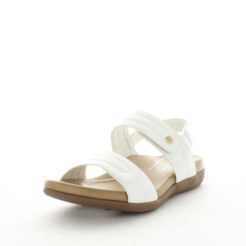 AEROCUSHION Women's MENDRA Sandals White Shoe 36EU