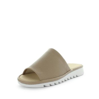 AEROCUSHION Women's MERINA Slides Beige Shoe 10US