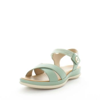 AEROCUSHION Women's MIRINA Sandals Green Shoe 37EU