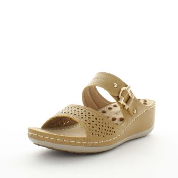 AEROCUSHION Women's MODIE Sandals Tan Shoe 41EU