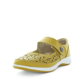 JUST BEE Women's CADA Loafers / Slip ons Mustard 37EU