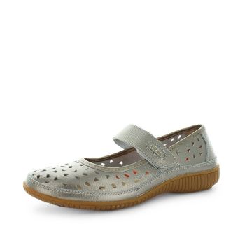 JUST BEE Women's CALE Flats Pewter 41EU