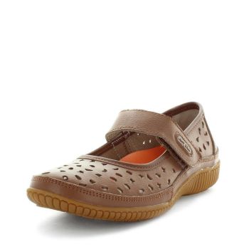 JUST BEE Women's CALE Flats Tan 36EU